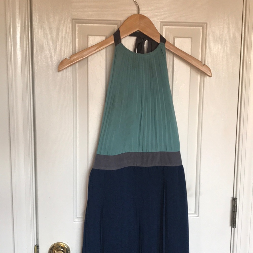 MODCLOTH Pleated backless maxi dress
